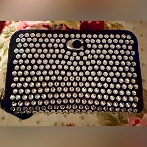Coach Essential Slim Zip Coin Case Crystal